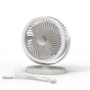 Nouveau ventilateur de camping portable avec ventilateur de plafond veilleuse 360 Rotation silencieux mini ventilateur électrique USB ventilateurs rechargeables pour bureau de bureau