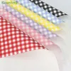 Papier d'emballage 20pcs / lot Plaid Damier Imperméable Artisanat Papier DIY Bouquet De Fleurs Papier D'emballage Emballé Cadeau Emballage Fleur Emballage Papier 230523