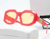 Okulary przeciwsłoneczne projektant dla mężczyzn i kobiet okularów przeciwsłonecznych 6217 Osobowość głowy przeciwsłoneczne Nieregularne duże okulary przeciwsłoneczne Modna marka kobiet luksusowe okulary przeciwsłoneczne