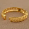 Bangles Anniyo (4st/parti) Dubai Brudles för kvinnor Guldfärg Arabiska afrikanska bröllopsarmband smycken Mellanöstern #111506