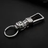 Keychains Luxury Men Kvinnor Key Chain for Car Ring Holder Gift Jewelry Custom Bokstäver Keychain Bag Pendant Gadgets