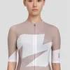 MAAP 2022 New Women Women Summer Summer Cycling Jersey Chalk rosa curto rodo