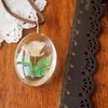 Pendentif Colliers DEAR-LIFE Forest Department Fait à la Main Rétro Double Face Viol Fleur Collier Immortel Bijoux Personnalisés Cadeau Spécial