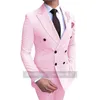 Costumes pour hommes Gris Slim Fit Hommes 2 Pièces Custom Made Casual Business Groomsmen Ivoire Tuxedo Pour Mariage Prom Party Costume Manteau Pantalon Gilet