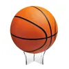 フックアクリルマルチ機能バスケットボールボールスタンドディスプレイホルダーラックサポートベースラグビーフットボールボウリング