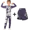 Sets/pakken rashguard jiu jitsu mma kid's t-shirt pants sets mma kid rash guard kinderen trainingspakken muay thai shorts kickboks gym kleding 230523