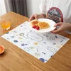 Table Mats Western Place Mat Kitchen Insulation Plate Non-slip Bowl Household Disposable Fruit Placemat PVC Waterproof
