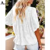 Women's Blouses Women Loose Casual Shirts Clothing 2023 Vintage Flower Embroidery Blouse Flare Sleeve Chiffon Tops Ladies Elegant Tunic