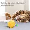 Cat Toys Pawpartner Interactive Mouse för inomhuskatter Automatisk elektrisk kattunge-leksak med LED-inbyggt hinder