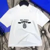 Luxury designer kids Clothing Sets All over lettered white shorts T-shirt set fashion Italy fashion brand summer childrens treasures and girls cotton two-piece