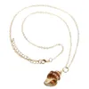 Pendentif colliers 1 Pc mode mer conque collier naturel Vintage coquille collier pour femmes femme fête cadeau corps chaîne bijoux