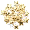 20PSCSEWING NOTIONS Tools 100st 25mm Gold and Silver Foil Star Patch för DIY Craft/Clothing/Hairpins/Wedding Decoration P230524