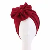 Nouvelle fleur perle perles Turban femmes chimio casquette musulman Hijab foulard Bonnet chapeau perte de cheveux tête couverture Skullies têtes africaines