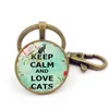 Schlüsselanhänger Schiff Keep Calm And Carry On Anhänger Schlüsselanhänger Geschenk R233 Mischungsauftrag 20 Stück Viel Schlüsselanhänger Drop Delivery Schmuck Dhcng