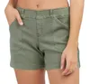 Kvinnors shorts flickor sommar korta byxor hög elastisk twill casual stor storlek 3xl 4xl damer rosa khaki söta streetwear jean