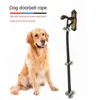 Dog Apparel 2 Pieces Training Out Alarmdoorbell Lanyard Guide Doorbell Adjustable Pet Door Bell