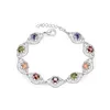 Bracelets de charme feminino esterling sier plated color color gemstone bacelet gssb427 moda 925 placas jóias entrega dhhjz