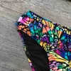 Damskie stroje kąpielowe 7-14Year Butterfly Print BIKINI Set 2023 Dziewczęce stroje kąpielowe Swimsuit For Kids Summer Brazylian Teen Baby Suit Biquini T230524