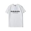 Projektanci męskie Burbrys T koszula luźne marki modowe Tops Summer Casual Shirt Luxurys Ubranie szorty