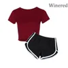 Women's Tracksuits Summer Two-piece Yoga Set Original Cotton Printed Short Top T-shirt And Shorts