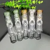Smoke Pipes Hookah Bong Glass Rig Oil Water Bongs Flat mouth filter glass suction nozzle