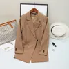 女性のスーツ2023女性ファッションソリッドフォーマルブレザー長袖シングルボタンスリムなビジネスワークウェアジャケットコートフェムクラシックアウター