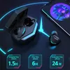 2021 nuevo superventas Langsdom G30 Bluetooth TWS LED auricular Rgb Gaming auriculares inalámbricos verdaderos con bajo retraso