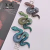 EASYA Strange Novelty Snake Shaped Alloy Brooch Prank Halloween Banquet Prom Women's Decor Dress Ornament