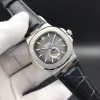 Relojes mecánicos automáticos de lujo para hombre, relojes de pulsera Nautilus de alta calidad 5726, parte trasera transparente, reloj con fecha y fase lunar