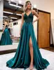 Sexy Royal Blue A-Line Long Prom Party Dress V Neck Setin Backless Beading Apliques Lace Up Up Women Evening Palest