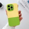 3 op 1 Dual Color Hard PC TPU-hoesjes voor iPhone 14 Pro Max 13 12 11 Luxe Mode Plastic Hit Fine Hole Protector Ingebouwde flanel Hybride Laag Mobiele telefoon Back Cover