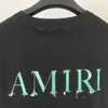 Tasarımcı Moda Giyim Amires Tees Am Tshirt 22 Yeni Amies Ön Geri Baskı Yuvarlak Boyun UNISEX KAYNAK TRICOLOR Kısa Kollu Tshirt High Street Fashion Lu