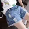 Overalls Girls Denim Shorts Teenage Girl Summer Lace Pants Kids Bow Clothes Children Flowers Embroidery Jean Short For Teenager 230609