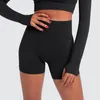 Shorts ativos calças de ioga alta cintura sportswear women tight tights fitness esport gym curto desgaste roupas femininas de corrida feminina