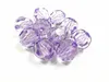 Perline (scegliere prima la dimensione) 10 mm/12 mm/14 mm/16 mm/18 mm/20 perline grandi sfaccettate trasparenti viola chiaro