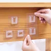 Hooks & Rails 1-10Pcs Double-Sided Adhesive Hook Wall Suction Cup Bathroom Storage Holder For Kitchen Socket Organizer