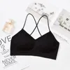 Yoga Outfit Sports Bra Cross Beautiful Back Gym Fitness Woman Comfortable Breathable With Chest Pad Wrapped Tube Top Underwear