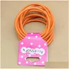 Elastico per capelli Elastici High Elastic Rope 10 pezzi di banda per bambini per set GSFQ069 Accessori per dropiutici per drop di consegna di goccia di consegna di goccia H Dhvza