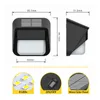 RGB Solar Fence Light Warm White 8led IP65 Waterproof Solar Wall Light Yard Garden Decoration