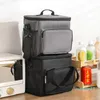Backpackpakketten waterdichte draagbaar voedsel hete grote capaciteit koeler ijspak lunchbox geïsoleerde picknicktas organisator