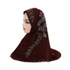 Donne Ragazze Preghiera Hijab Musulmano Hijab istantaneo Sciarpa Berretto islamico Foulard Avvolgere Turbante Cappello Niqab Amira Tirare sul copricapo 65-55 cm