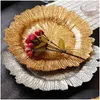 Plats Assiettes 13 Pouces Dîner En Verre Creative Flocon De Neige En Forme Colorf Dentelle Plateau De Fruits Mariage Fête De Noël Vaisselle Drop Deliver Dhrjx