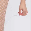 Socks Hosiery Sexy Lingerie Hollow Luminous Pantyhose Open Crotch Fishnet Suspenders Jumpsuit Mesh Seductive Party Club Stockings Tights Light Y23