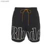 Shorts masculinos shorts calças de verão casuais calças de malha curta Longa de bote de luto amarelo