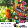 Other Bird Supplies Parrot Toys Birds Cage Hammock Swing Hanging Bell Chewing For Small Parakeets Cockatiels Macaws Parrots Lovebird