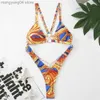 Dames badmode sexy gele golf gestreepte zwempak vrouwen één stuk uitgesneden badkleding monokini high gesneden been stringing badpak zwempak zwemmen t230524