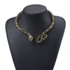 Chokers vintage snake ratement ratement rative open Регулируемые ошейники для кокей