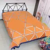 2023-Line designer coperte donna lettera stampata fiore articoli per la casa peluche cavallo tigre lilla zebra marrone colore misto attività moda tiro coperta cotone