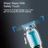 Tondeuse à cheveux Tondeuse à cheveux professionnelle sans fil pour hommes Tondeuse à cheveux rechargeable réglable Machine de coupe de cheveux électrique Batterie au lithium 230613