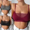 Camisoles Tanks Bras da moda para mulheres Sexy Lace Bralette tiras finas Tubo de fundo de lingerie de cor sólida lingerie sem fio Brassiere